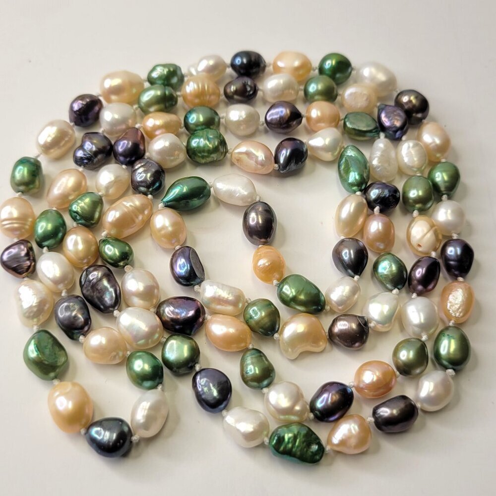 Long Pearl Necklace
